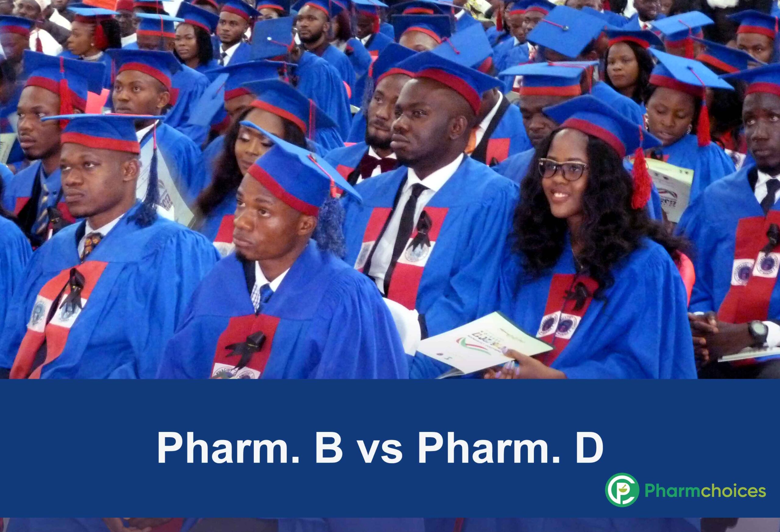 B. Pharm and D. Pharm degree