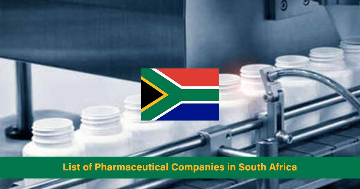 List of Pharmaceutical Companies in South Africa