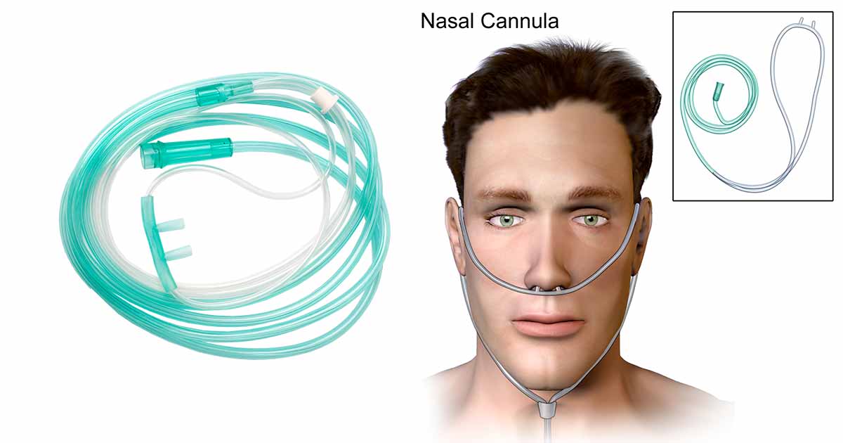 use of oxygen nasal cannula