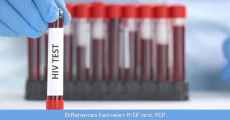 Differences between PrEP and PEP