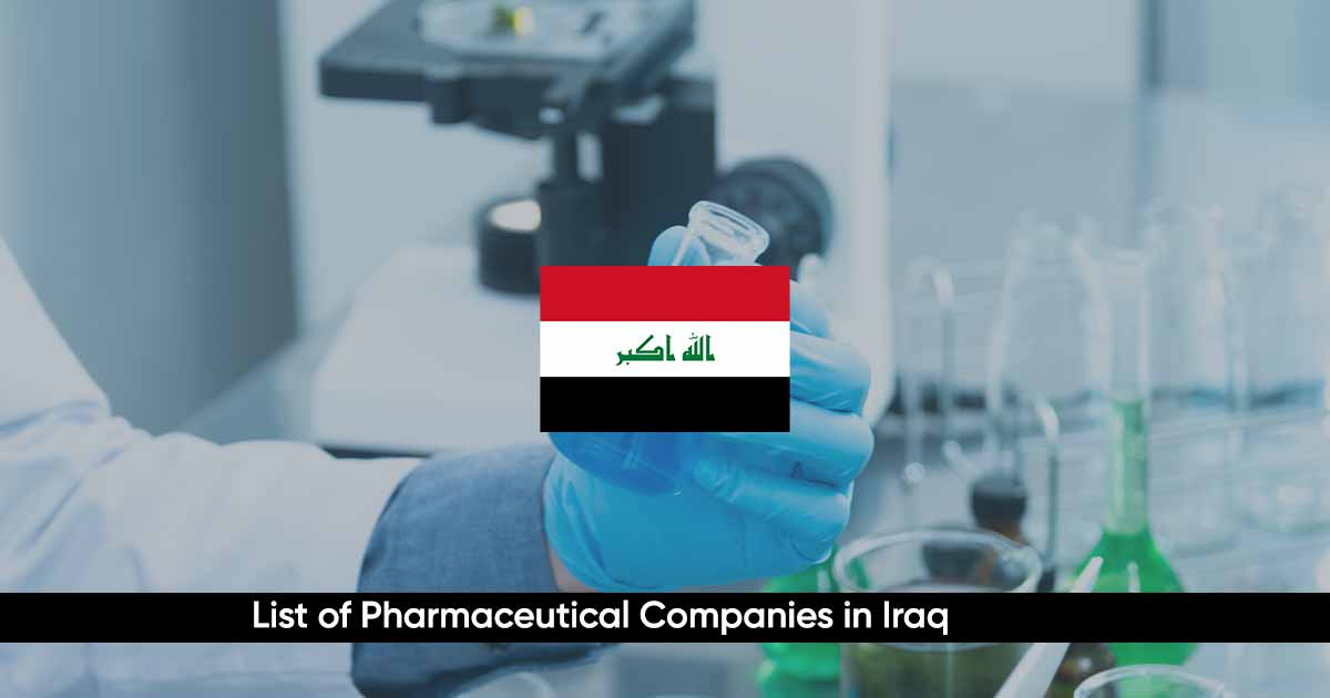 List of Pharmaceutical Companies in Iraq