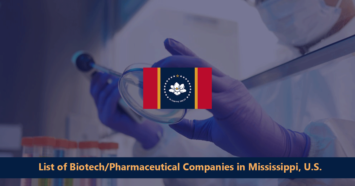 List of Biotech and Pharmaceutical Companies in Mississippi, United States