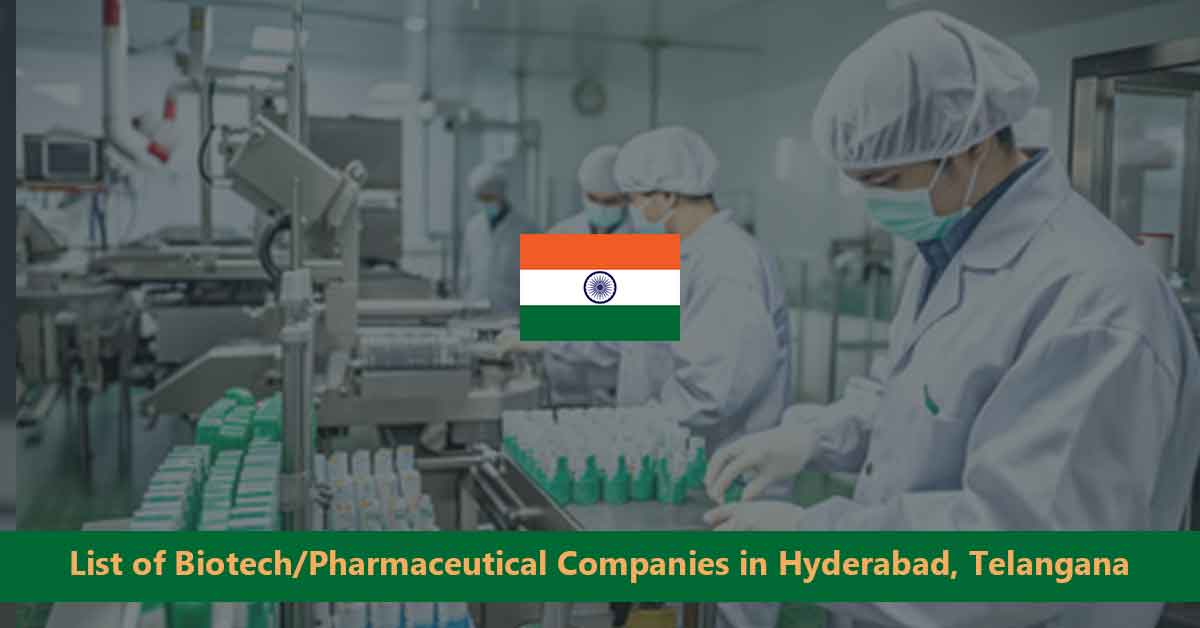 List of Biotech Pharmaceutical Companies in Hyderabad Telangana