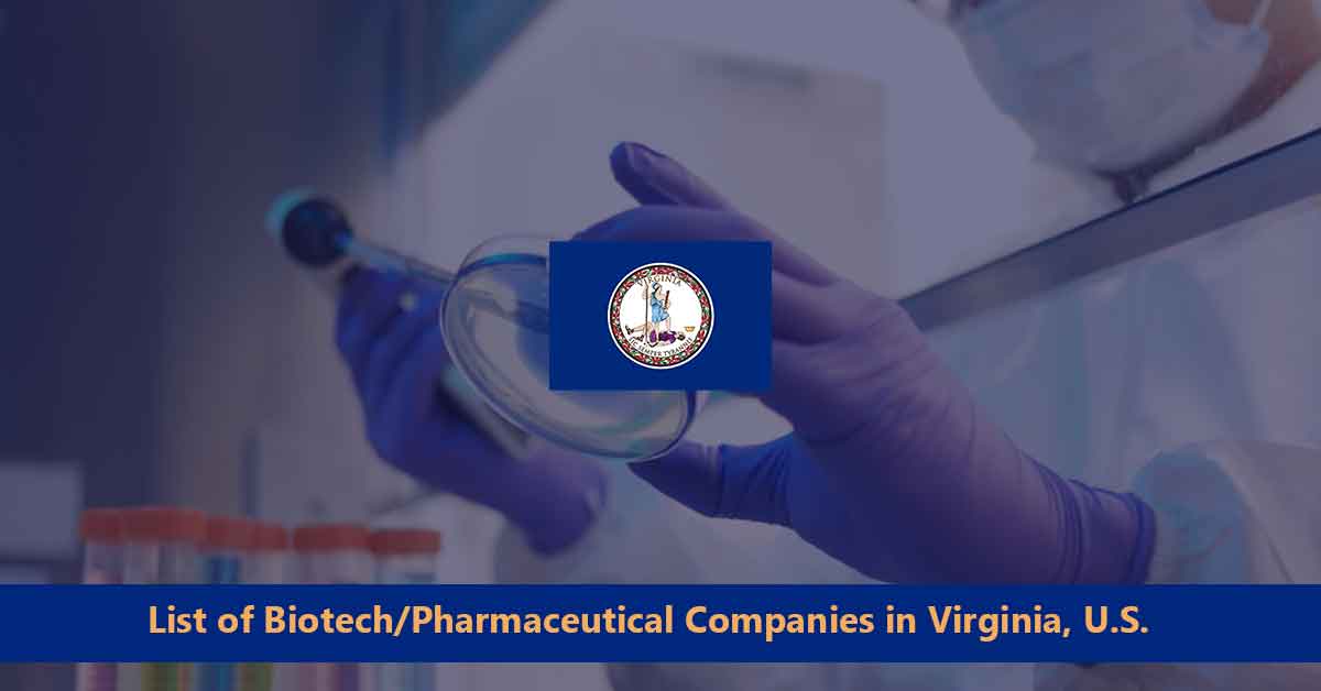 List of Biotech/Pharmaceutical Companies in Virginia