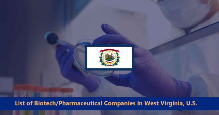 List of Biotech/Pharmaceutical Companies in West Virginia