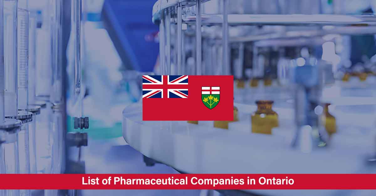 List of Pharmaceutical Companies in Ontario, Canada