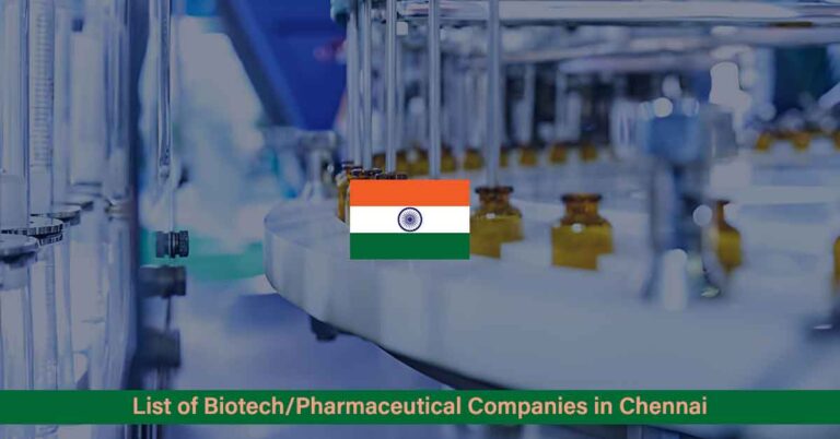 List of Biotech & Pharmaceutical Companies in Chennai