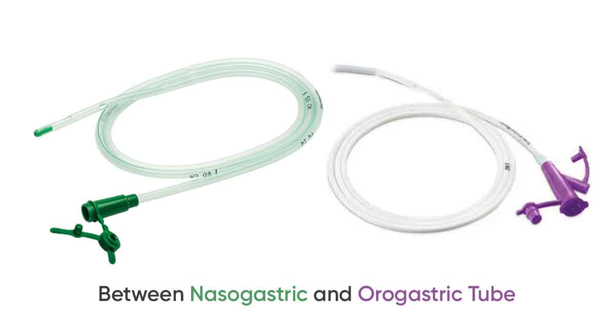 Differences Between Nasogastric and Orogastric Tube