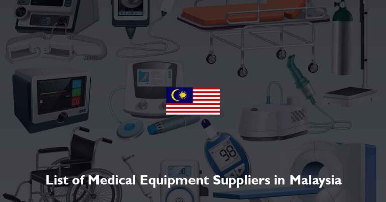 List of Medical Equipment Suppliers in Malaysia