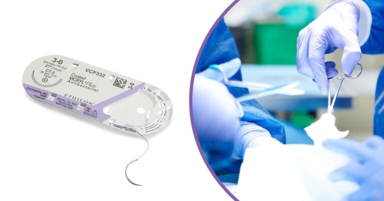 Vicryl Sutures (Polyglactin 910) Different Sizes, Types, and Uses