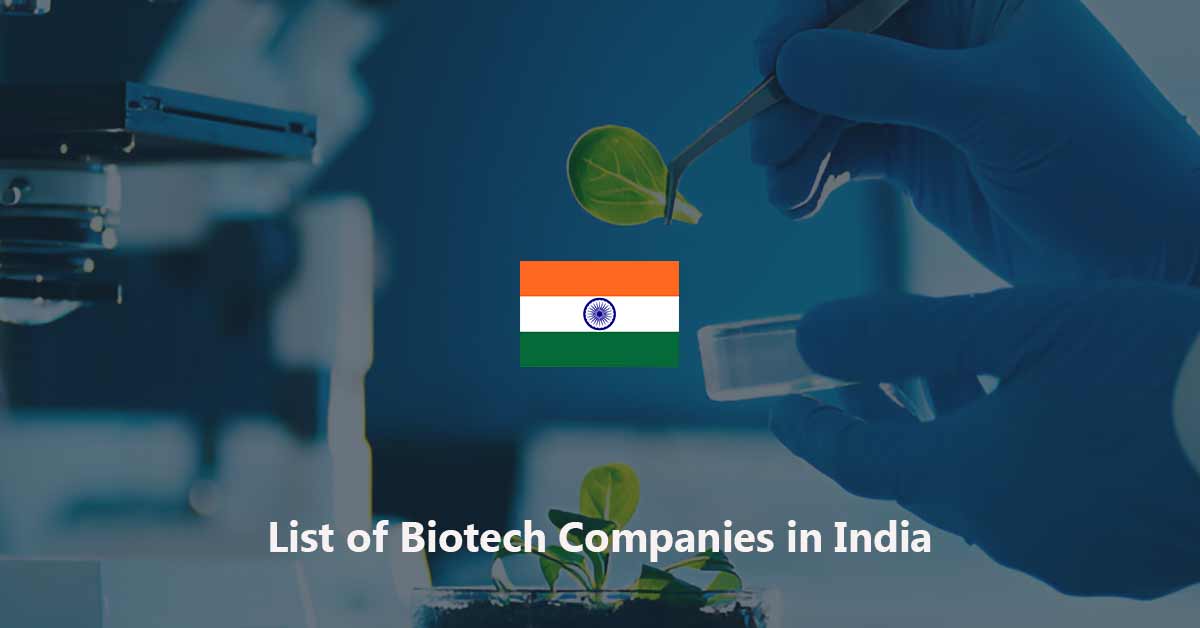List of Agricultural Biotech Companies in India