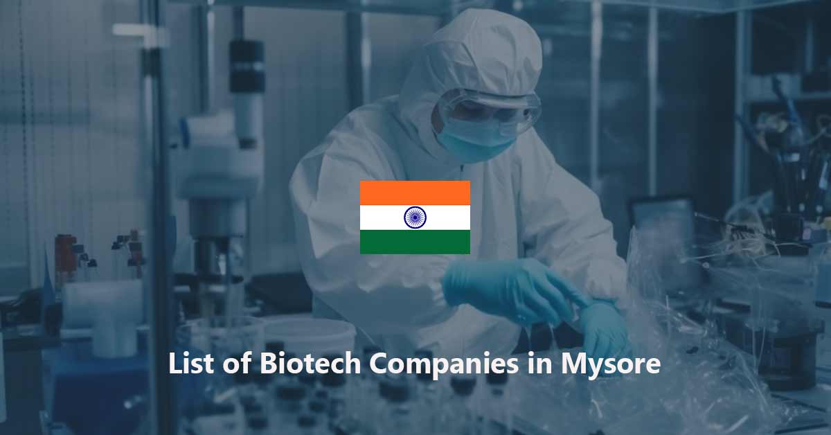 List of Biotechnology Companies in Mysore