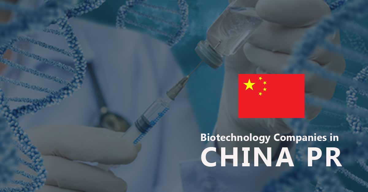 List of Biotechnology Companies in China