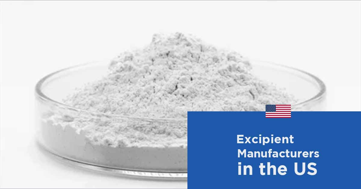 List of pharmaceutical Excipients Manufacturers in the US