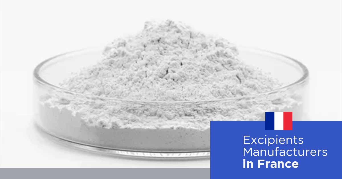 List of Pharmaceutical Excipients Manufacturers in France