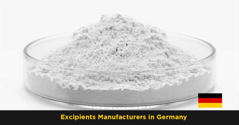 List of Pharmaceutical Excipients Manufacturers in Germany