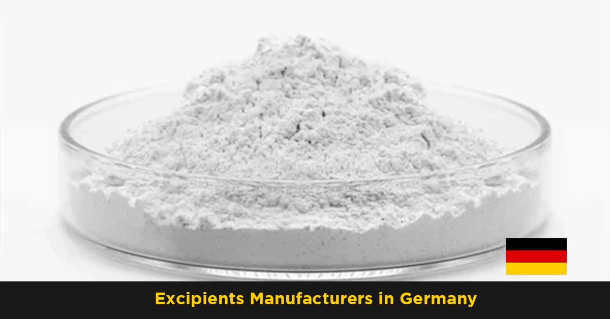 List of Pharmaceutical Excipients Manufacturers in Germany