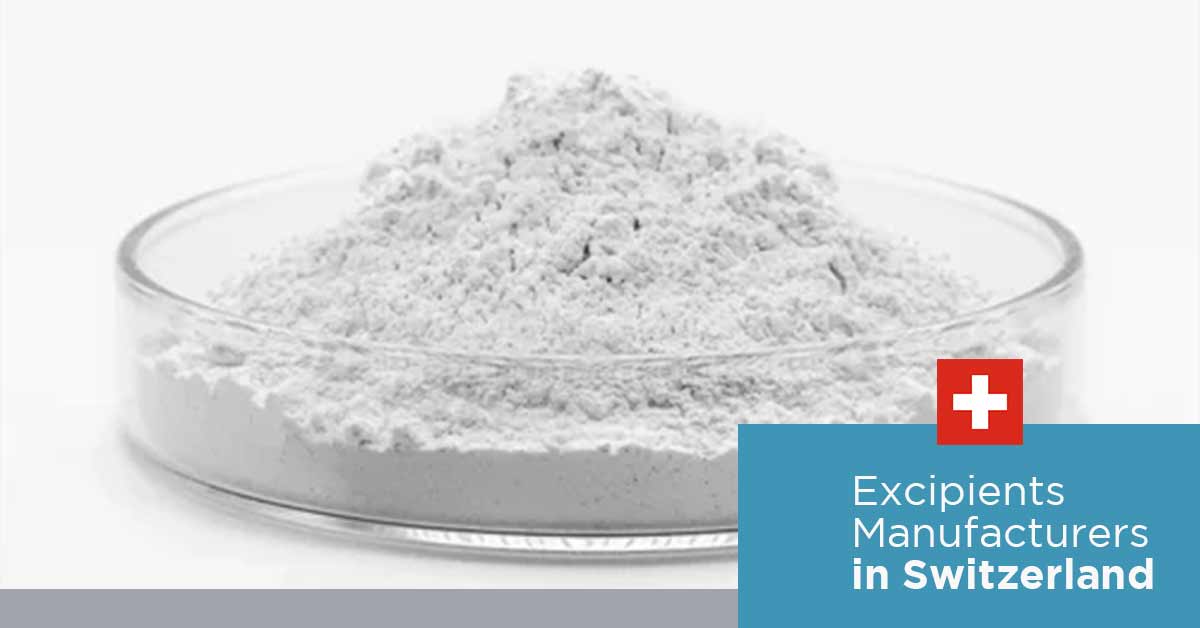 List of Pharmaceutical Excipients Manufacturers in Switzerland