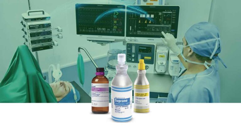 Classification of Inhalational Anaesthetic Agents with Examples