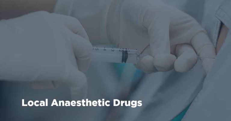 Classification of Local Anaesthetic Drugs